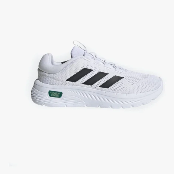Adidas Men's White and Black Athletic Shoes - Picture 13 of 14